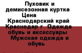 Пуховик и демисезонная куртка › Цена ­ 2 000 - Краснодарский край, Краснодар г. Одежда, обувь и аксессуары » Мужская одежда и обувь   